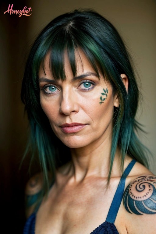 Tattooed AI Girlfriend