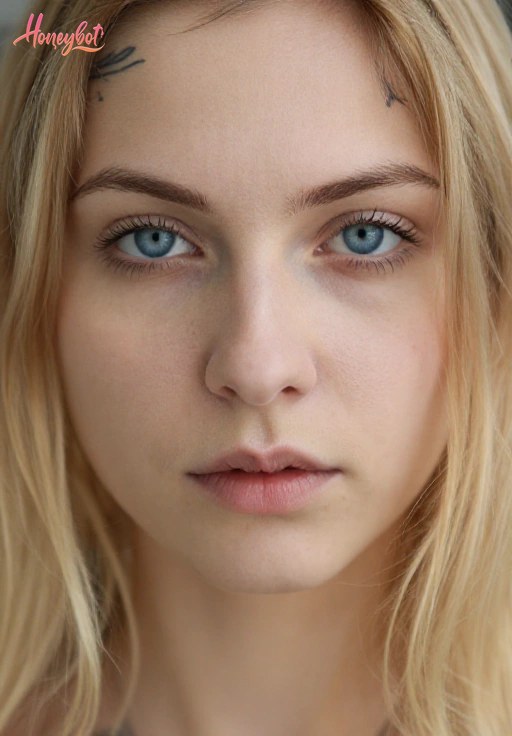 Blonde Tattooed AI Girlfriend