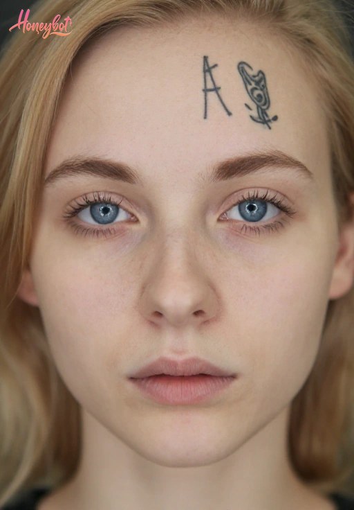 Blonde Tattooed AI Girlfriend